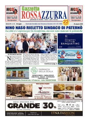 Gazzetta Rossazzurra Anno Vii N 13 Del 25 6 2022