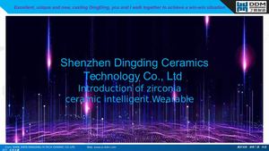 Introduction Of Shenzhen Dingding Ceramic Technology Co , Ltd Introduction To Smart Wear