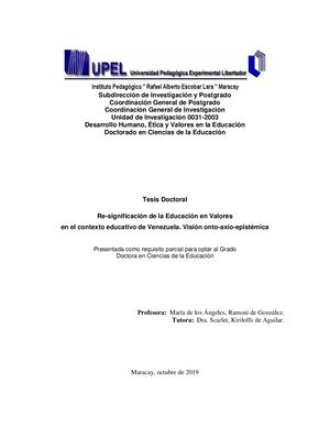 Tesis Doctoral Dra Ramoni 2019