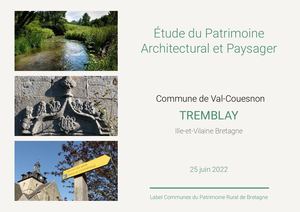 Tremblay Etude Label Communes Du Patrimoine Rural De Bretagne 2022