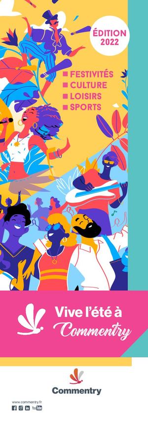 Plaquette Estivale 2022 - Ville de Commentry