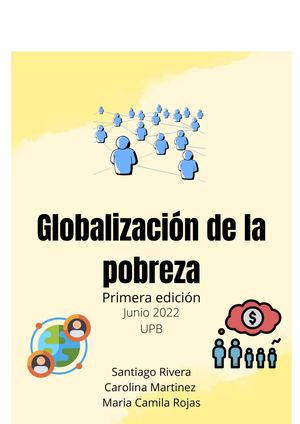 Globalización de la pobreza