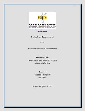 Actividad 7 Contabilidad Gubernamental