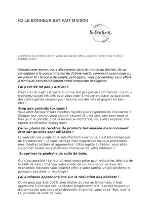 ICI LE BONHEUR EST FAIT MAISON