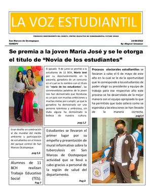 LA VOZ ESTUDIANTIL