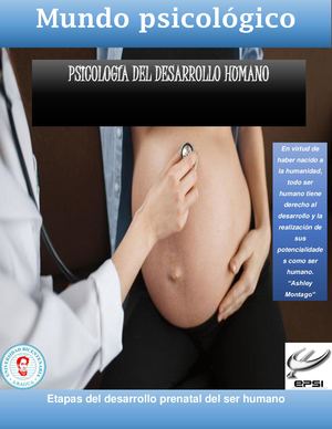 Revista De Desarrollo Prenatal