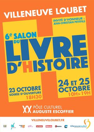 SALON DU LIVRE D'HISTOIRE DE VILLENEUVE LOUBET 2020