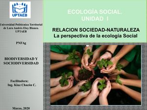 Ecologia Social Tema I Biodiversidad Y Sociodiversidad 2022
