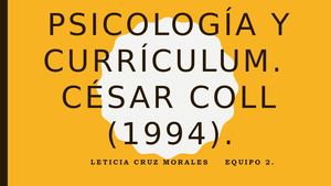 Psicología Y Currículum Leticia Cruz Morales