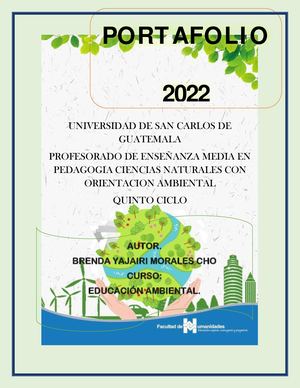 Portafolio Educación Ambiental