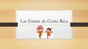 Etnias De Costa Rica