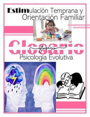 Glosario de Psicología Evolutiva 1