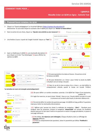 C@mpus Ep Fr Qcm Créer Un Qcm En Ligne Activité Test