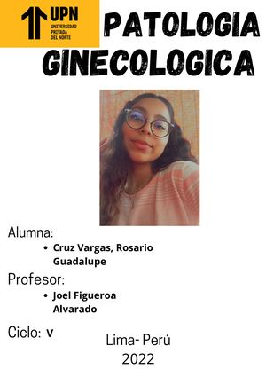 Patologia Ginecologia Cruz Rosario