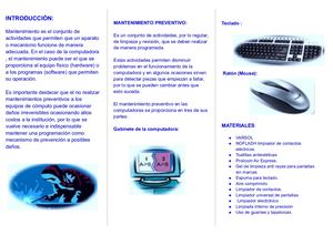 Técnico En Mantenimiento De Hardware