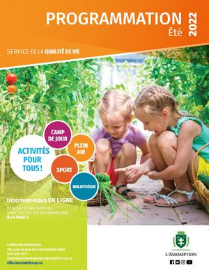 Programmation été | camp de jour 2022