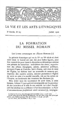 La Vie et Les Arts Liturgiques 1920-067