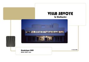 La Villa Savoye
