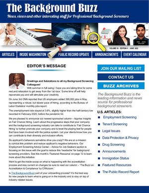 BACKGROUND BUZZ - JUNE 2022
