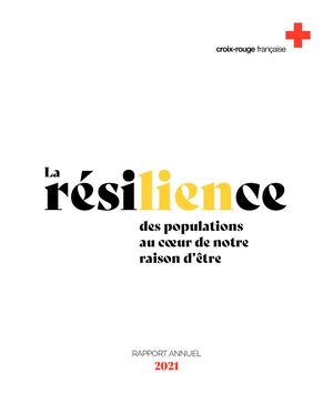 Rapport Annuel 2021 Croix-Rouge française