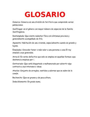 Glosario