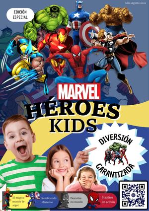 Versión 2.0 Revista Infantil Marvel Héroes Kids