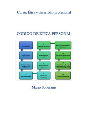 Código De éTica Personal Mario Soberanis Julio 2022