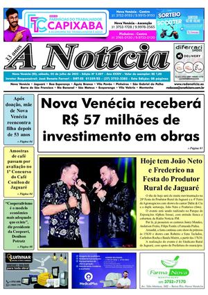 Jornal A Notícia, edição 5.007