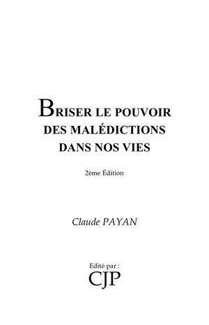 Briser La Malédictions Rectifié.