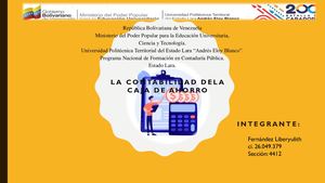 Contabilidad De Caja De Ahorro
