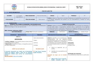 Plan De Clase 04_Animales Vertebrados Anfibios
