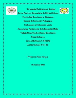 Trabajo Final Cuadernillos Fundaentos