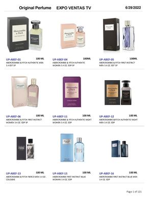 Expo Ventas Tv Catálogo De Perfumes Sin Precio