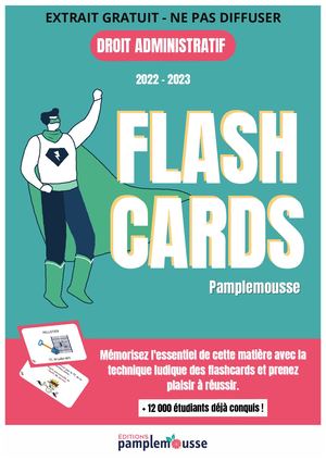 Flashcards Droit Administratif Pamplemousse Magazine Gratuit