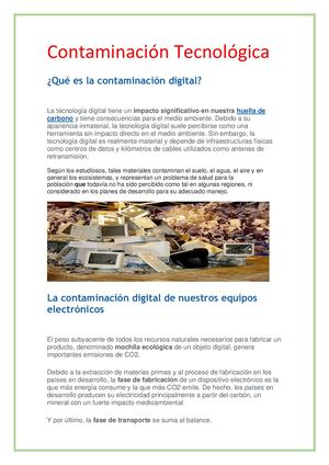 Contaminación Tecnológica 1