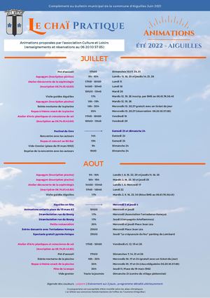 CHAI PRATIQUE - Ete 2022 .