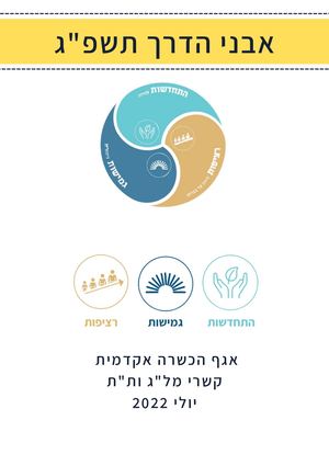 אגף הכשרה אקדמית יעדים בהלימה לאבני הדרך