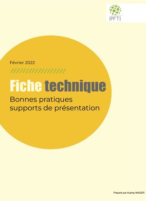 Fiche Technique Support De Présentation