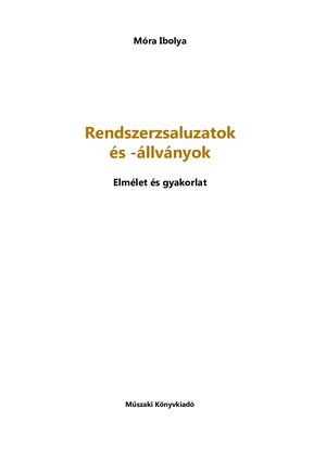 MK-5617 Rendszerzsaluzatok és -állványok. Elmélet és gyakorlat