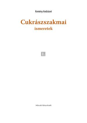 MK-5815 Cukrászszakmai ismeretek 1.