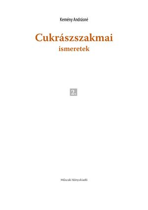 MK-5816 Cukrászszakmai ismeretek 2.