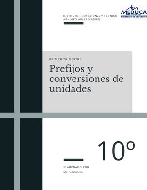 Prefijos Y Conversion De Unidades