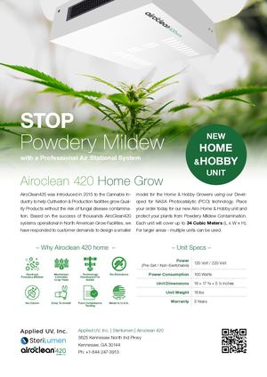 EN AiroClean420 Home Unit Flyer A4 RGB