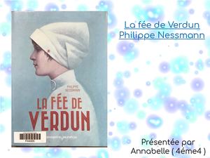 Annabelle présente "La fée de Verdun"