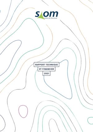 SIOM rapport technique et financier 2021