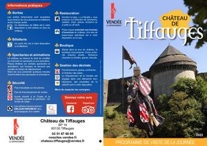 Programme de visite de Tiffauges - du 2 juillet au 28 août