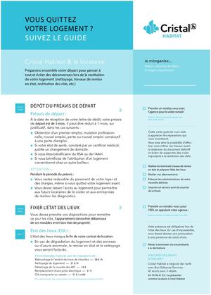 Livret Du Locataire Sortant