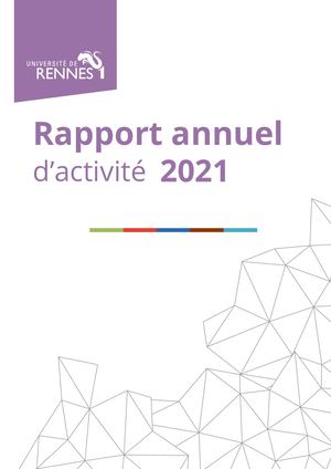 Rapport annuel d'activité 2021