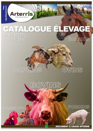 Catalogue Elevage