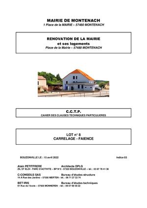 F8 Cctp Lot 8 Carrelage